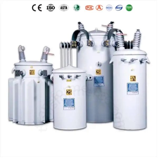D25 Oil Immersed Maintenance Free Pole Mounted Transformer Single Phase